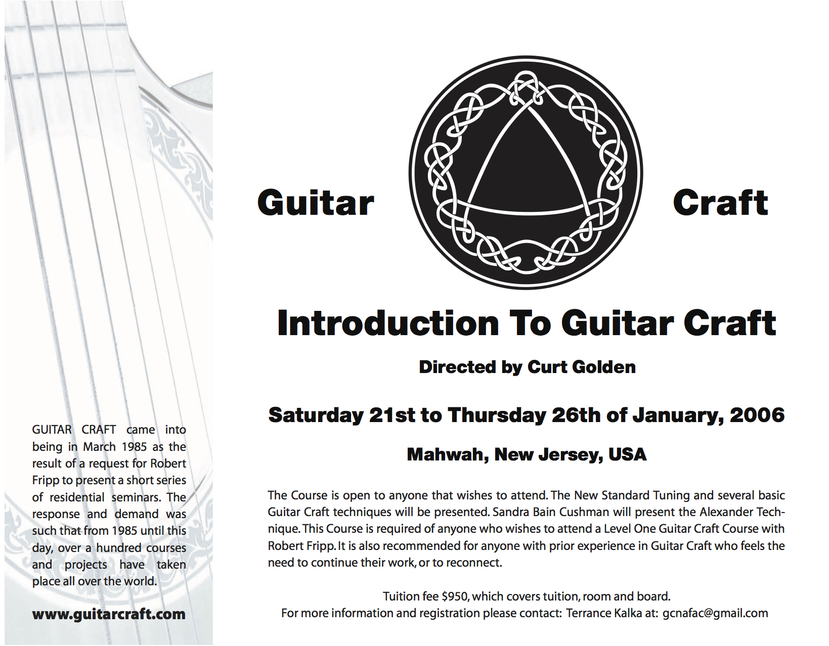 Introduction To Guitar Craft & Introduction To Kitchen Craft