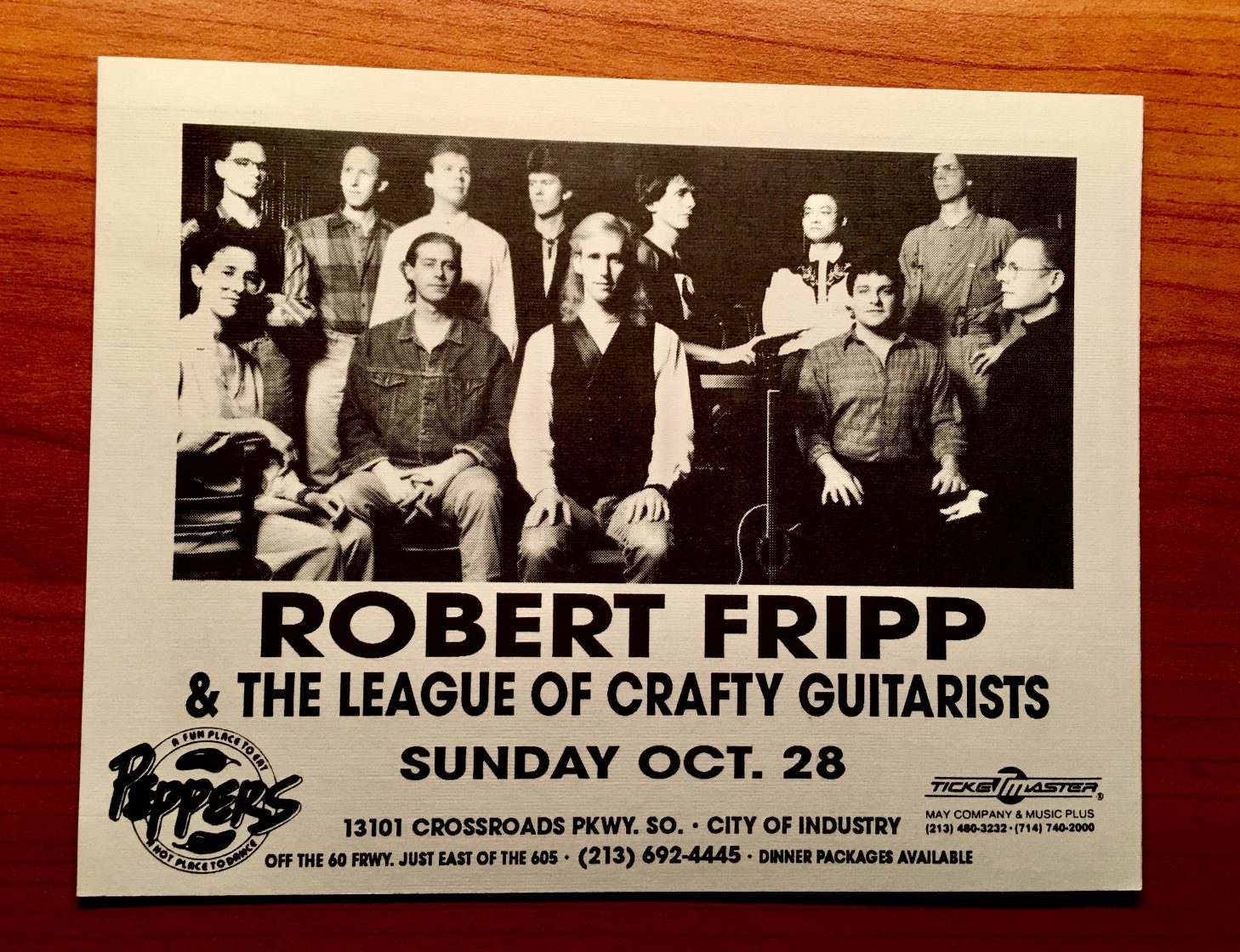 Robert Fripp & The League Of Crafty Guitarists