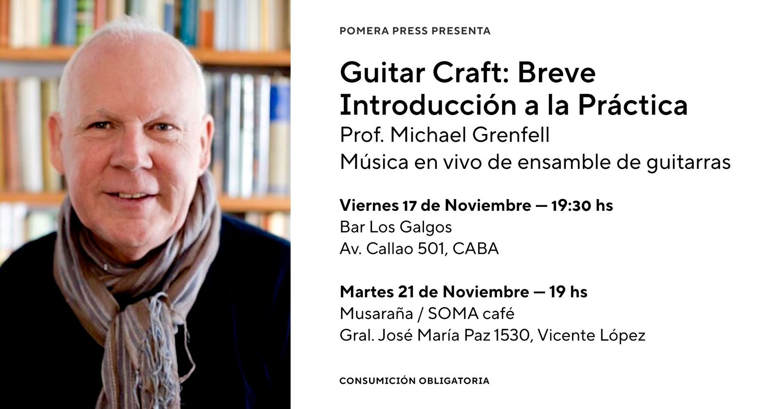 Michael Grenfell presenta su libro en Buenos Aires